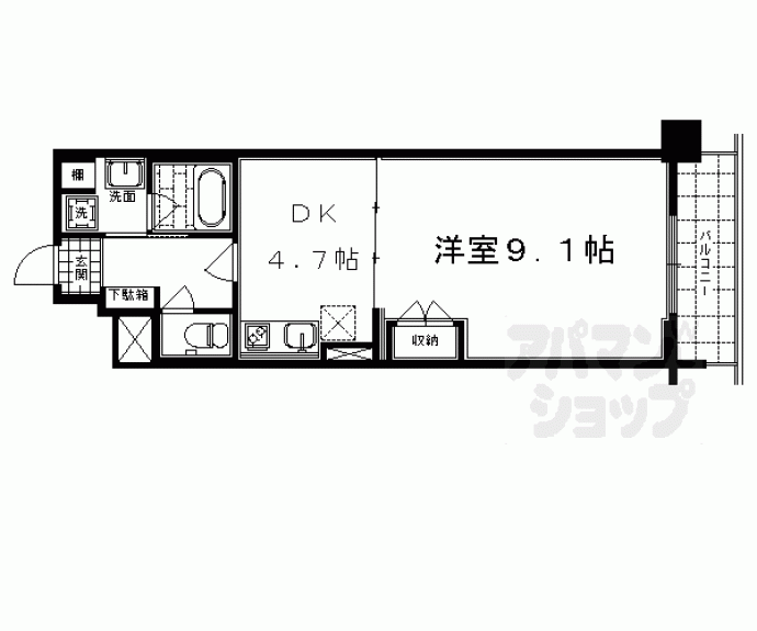 【ベラジオ富小路】間取