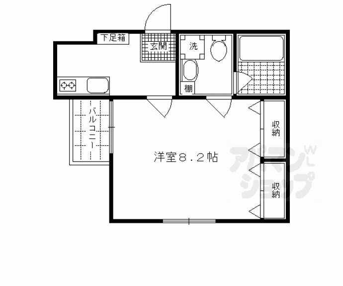 【Ｇ－ｓｔａｇｅ京都四条大宮】間取