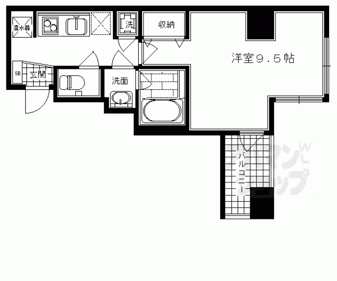 【フェミネンス御所西】間取