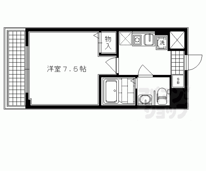 【ＳＷＩＳＳ京都堀川ＥＡＳＴ】間取