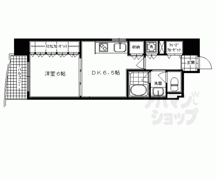 【リーガル京都室町御池】間取