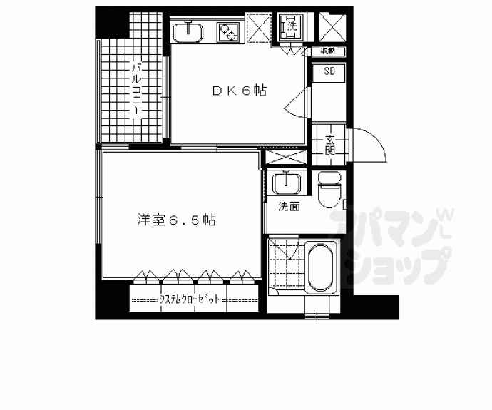 【リーガル京都室町御池】間取