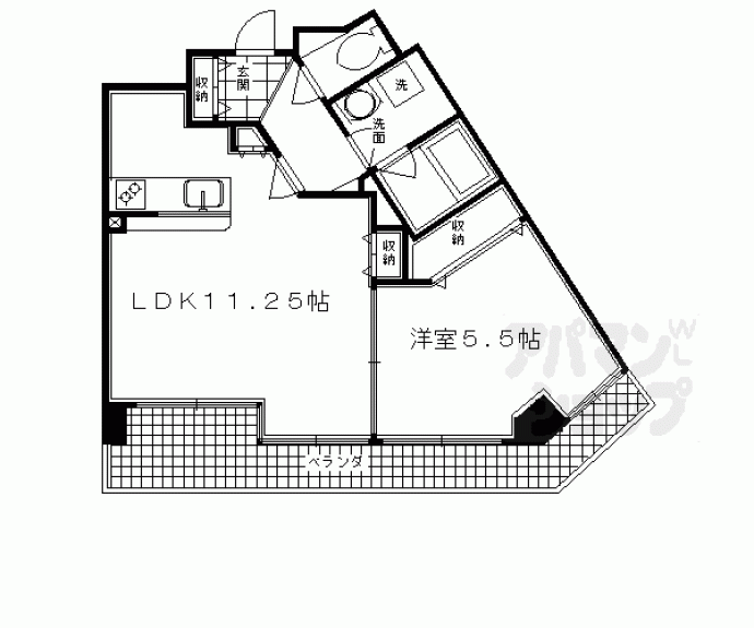 【エクセルコート・京都五条坂】間取