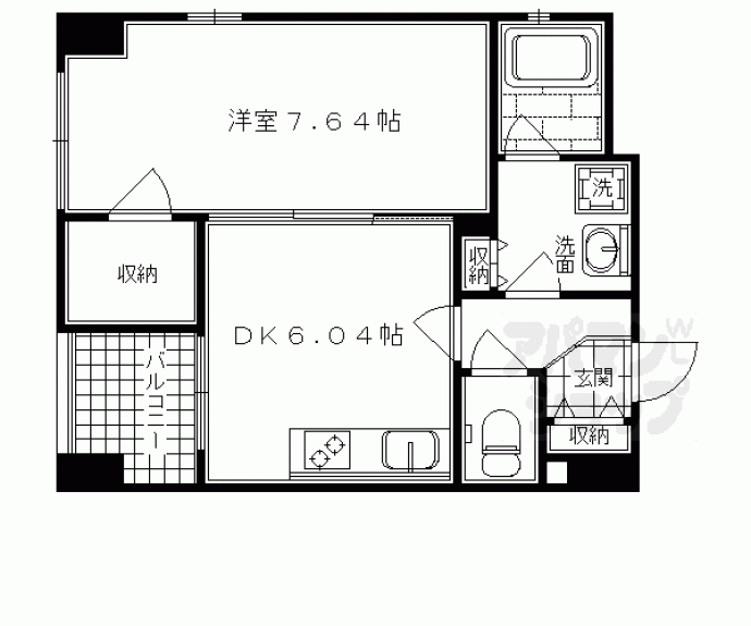 【エクセルコート・京都五条坂】間取