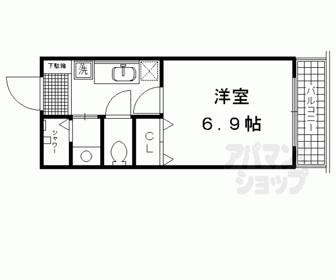 【四条敷島ビル】間取