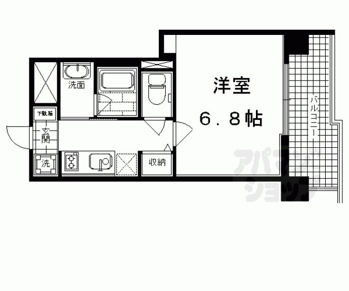 【アスヴェル京都堀川高辻】間取