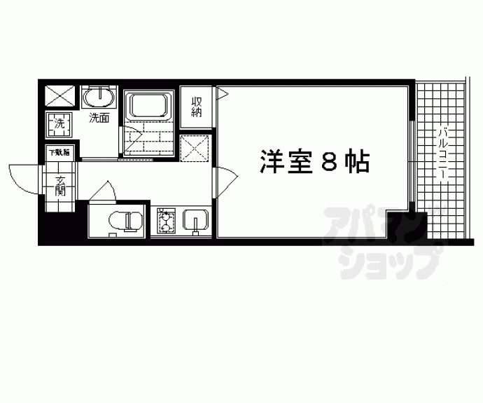 【アスヴェル京都堀川高辻】間取