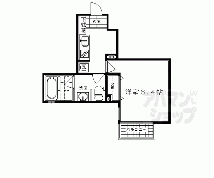 【アーバンフラッツ四条西洞院】間取