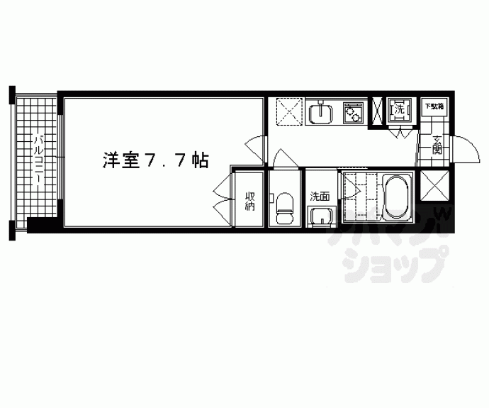 【ベラジオ四条大宮】間取