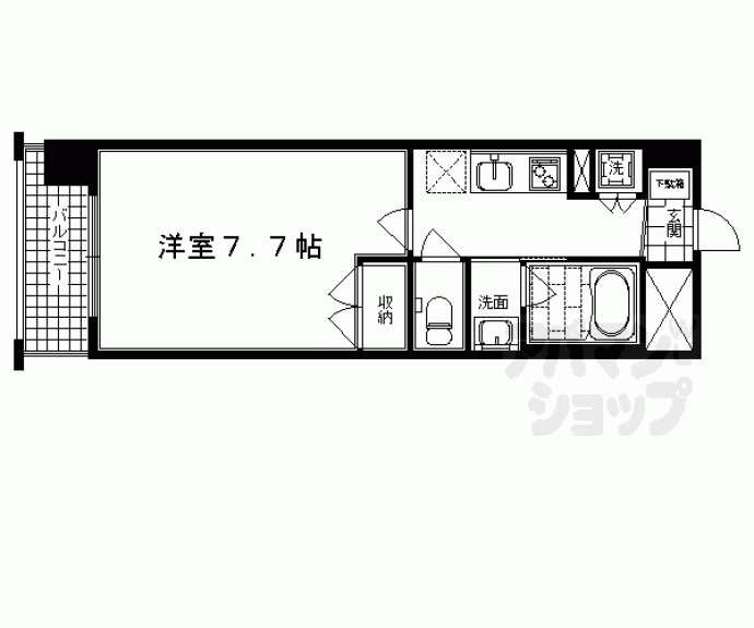 【ベラジオ四条大宮】間取