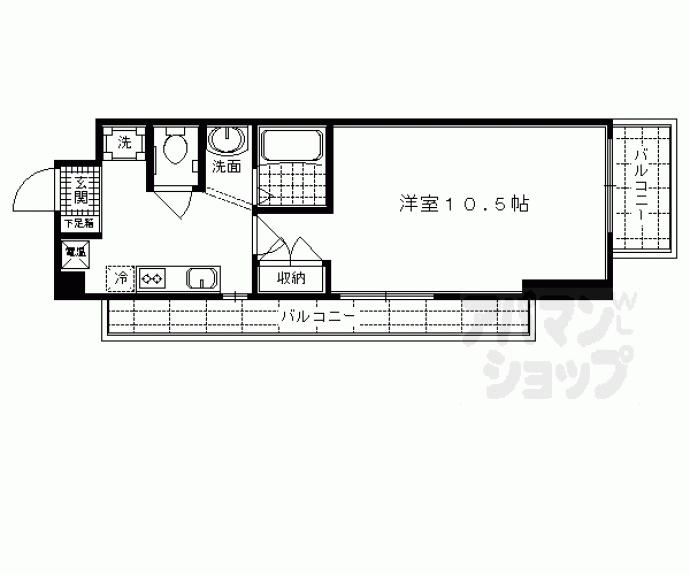 【ファミユ白川】間取