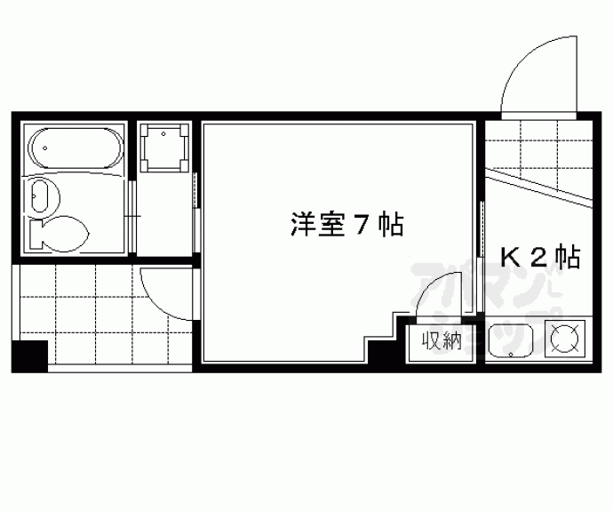 【ステュディオフラット室町】間取