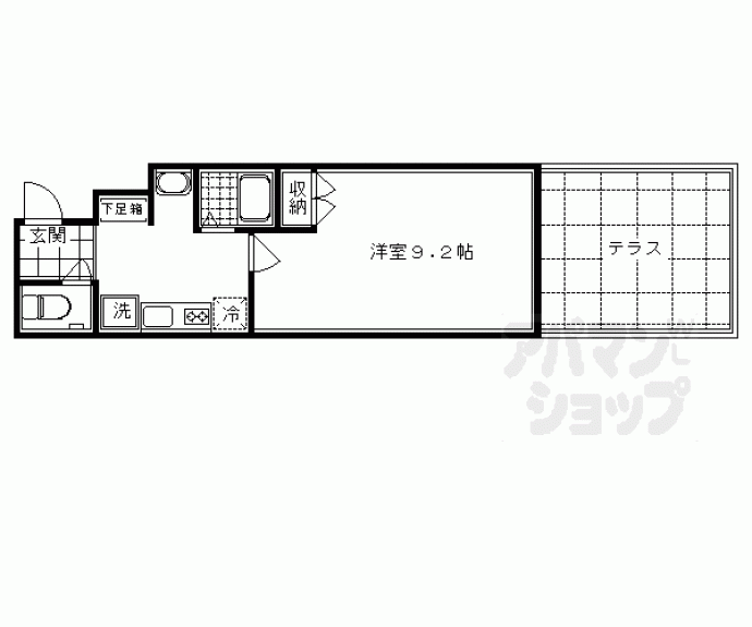 【エスポワール二条城】間取