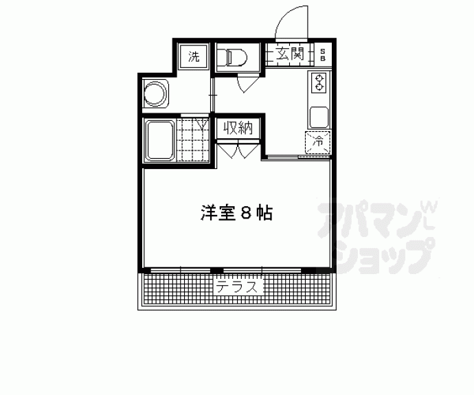 【エスポワール二条城】間取