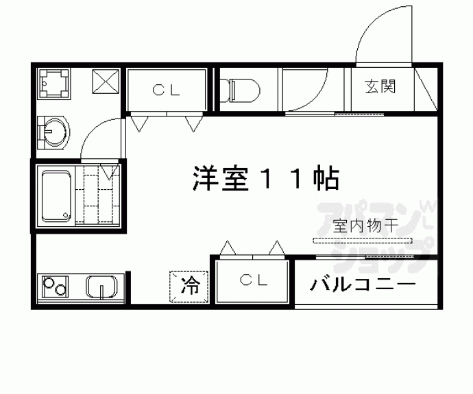 【セントラルジェム御所南】間取