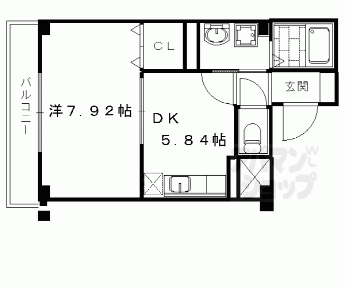 【ＮＥＸＴＳＴＡＧＥ烏丸御池】間取