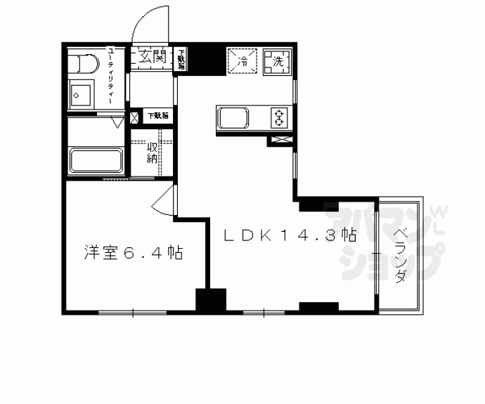 【プラネシア神宮道】間取