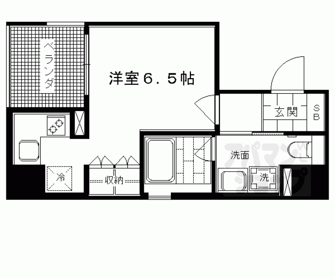 【リーガル京都四条烏丸】間取