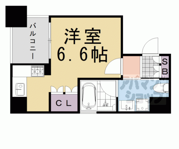 【リーガル京都四条烏丸】間取