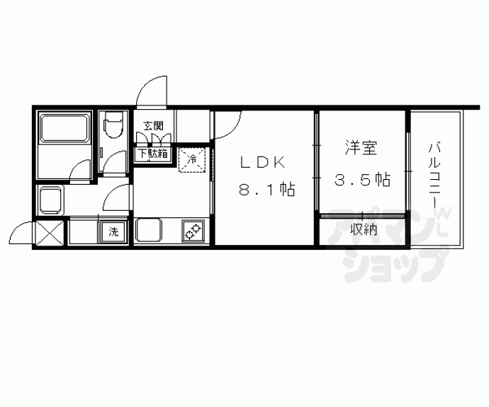 【アーバネックス東山三条】間取