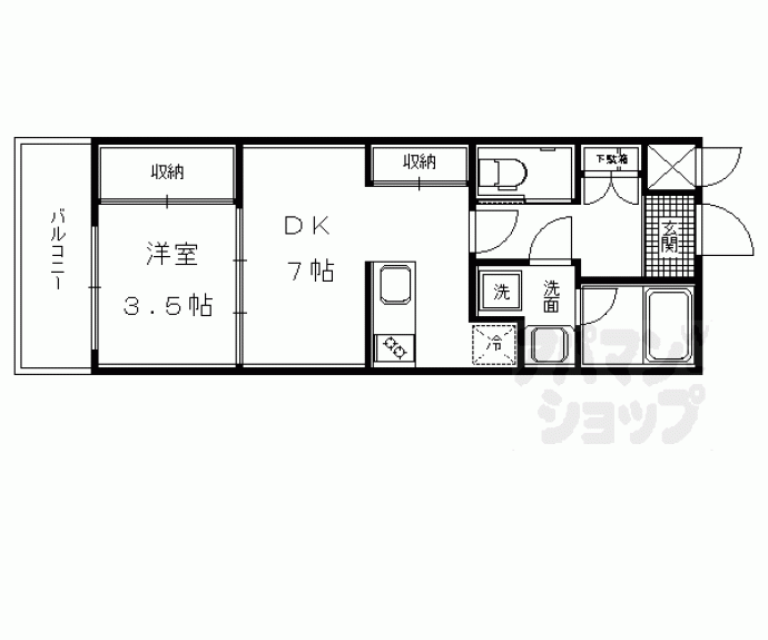 【アーバネックス東山三条】間取