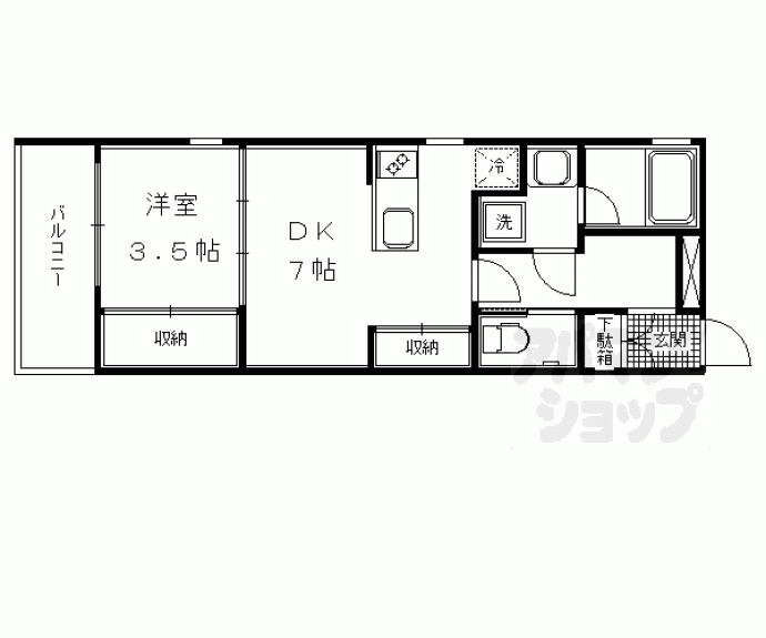 【アーバネックス東山三条】間取