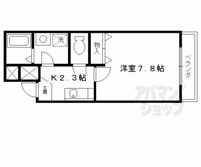 【メゾン・ド・ブラン】間取