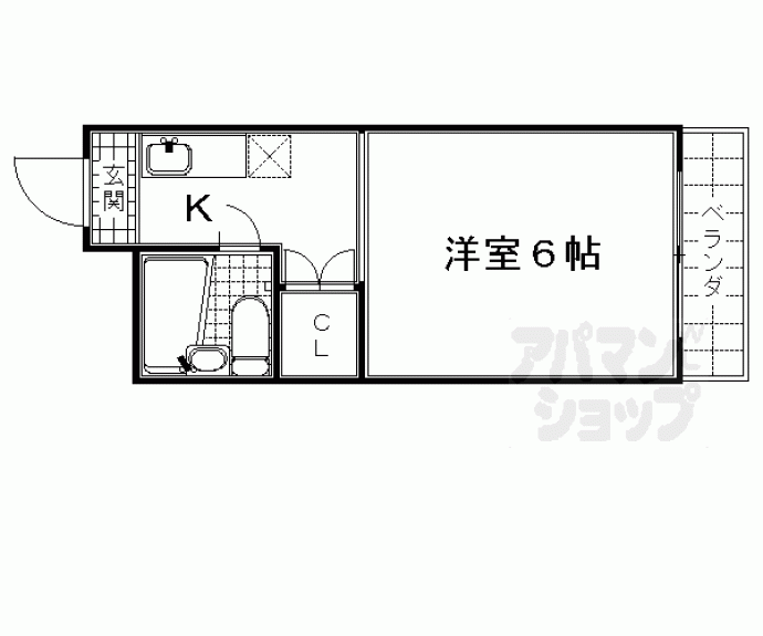 【シャトーニシムラ】間取