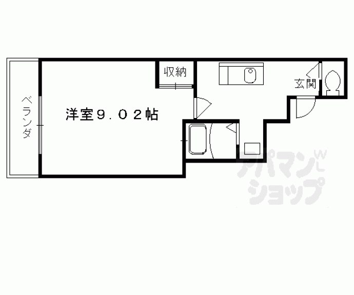 【木屋町ビル】間取