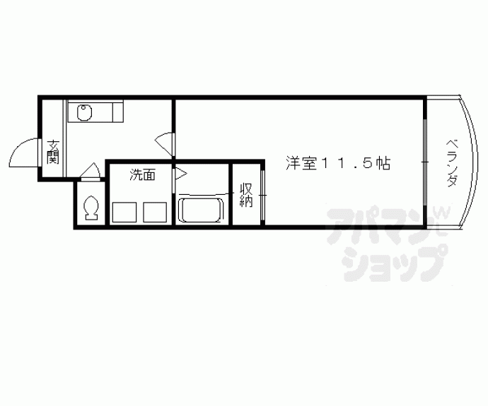 【木屋町ビル】間取