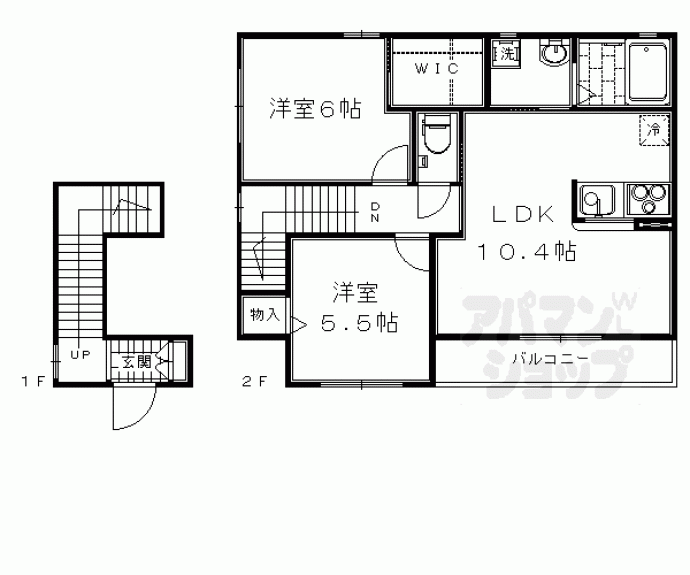 【シャーメゾン七条大宮】間取