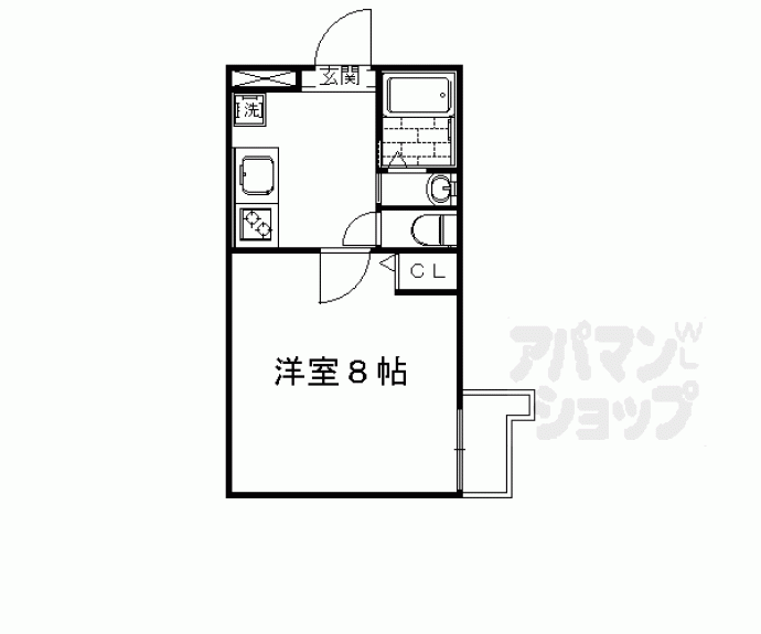 【アークリード五条堀川】間取