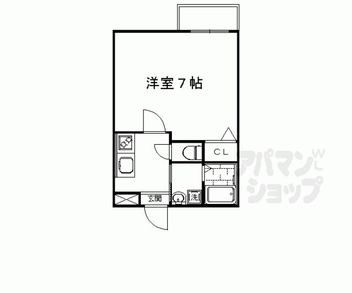 【アークリード五条堀川】間取