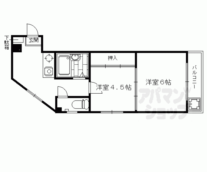 【ブランシェ木下】間取