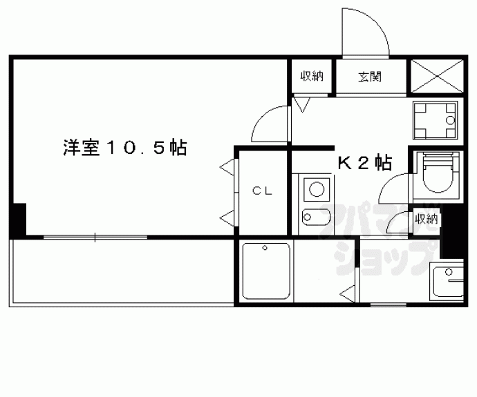 【メゾン・ド・ブランシェ】間取