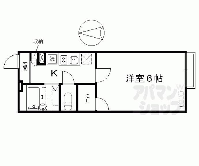 【レオパレス京都】間取