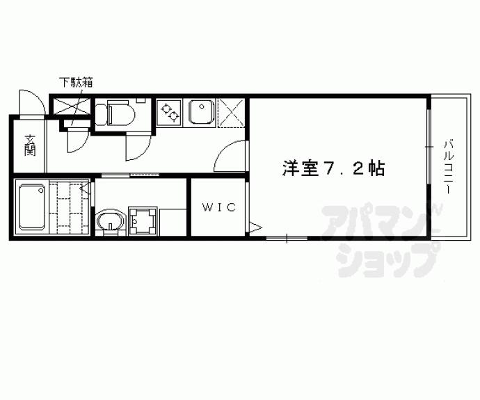 【サクシード上鳥羽】間取