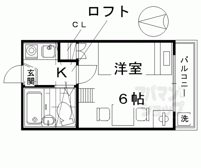 【仁木ノ森マンション】間取