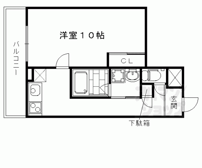 【ＡＳＣＯＴＴ五条】間取