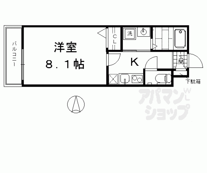 【ブランドールＯ＆Ｎ】間取