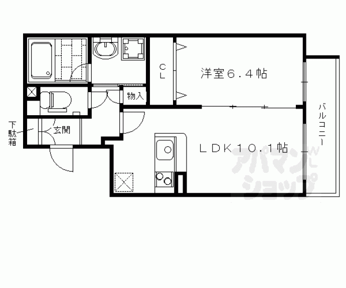 【カサドラーダ九条烏丸】間取