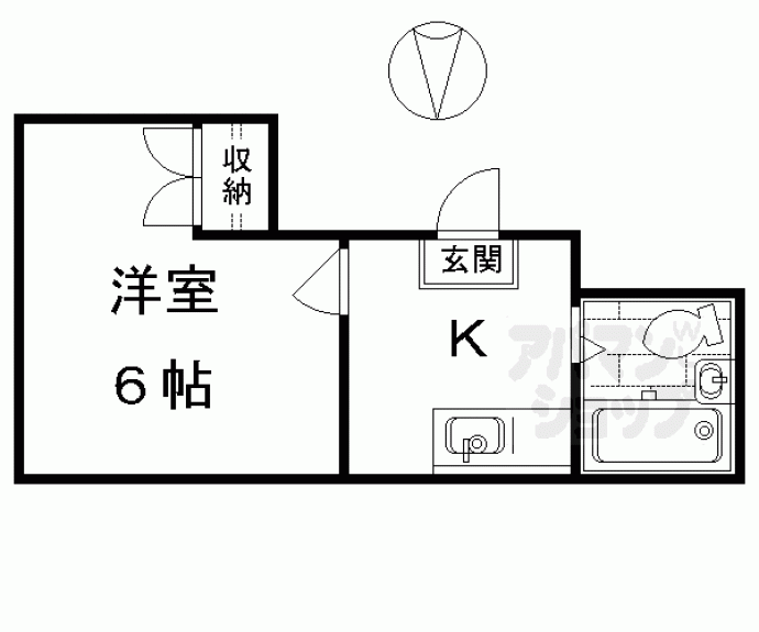 【吾道庵ＰＡＲＴⅡ】間取