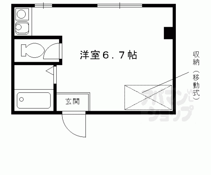 【ステーション京都女子ハイツ】間取