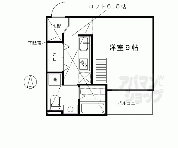 【ケイティハイツⅡ】間取