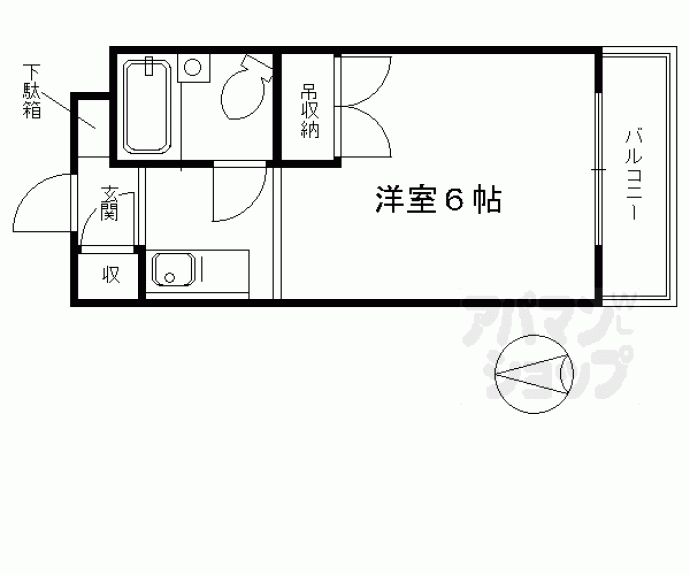 【今熊野ハイツ】間取