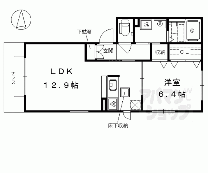 【メゾンみやこ】間取