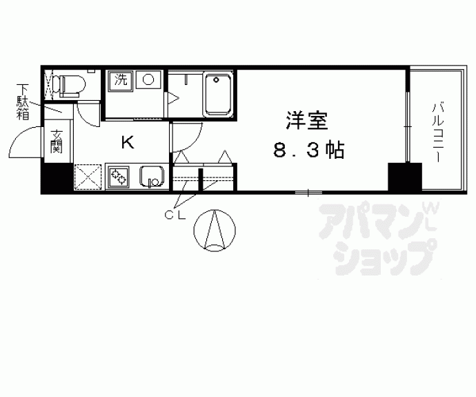 【レグゼスタ京都駅西】間取