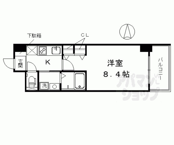 【レグゼスタ京都駅西】間取