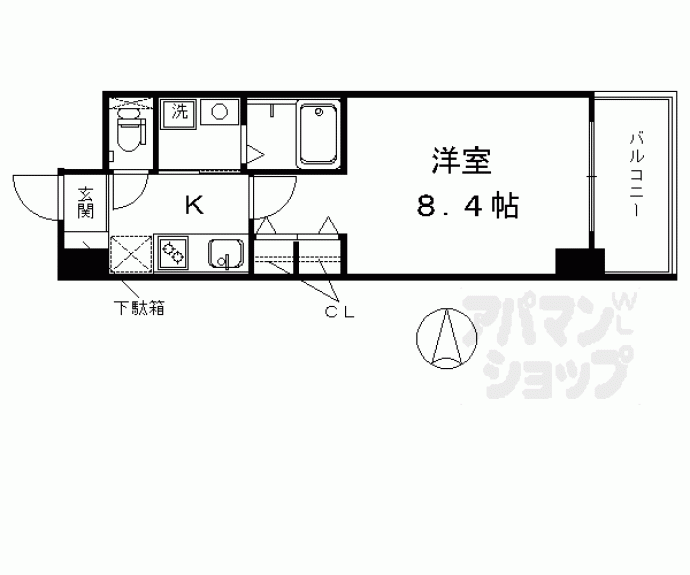 【レグゼスタ京都駅西】間取