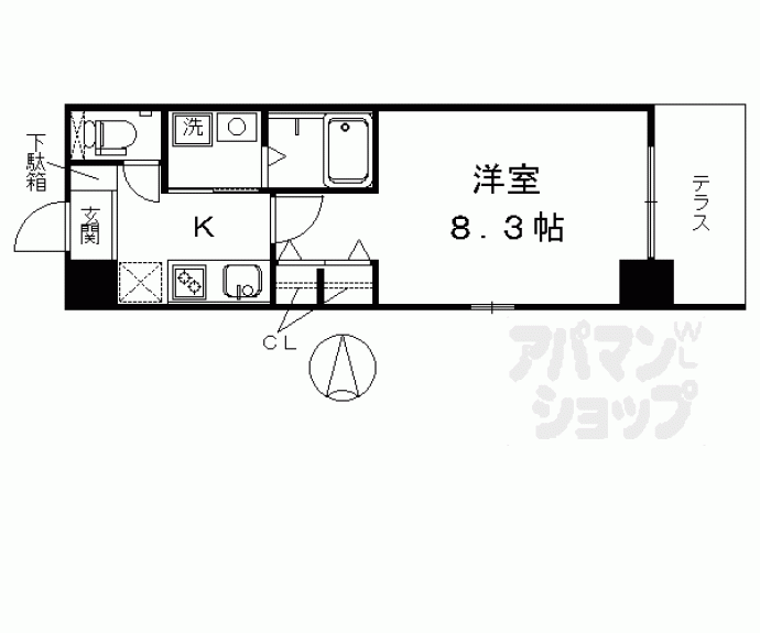 【レグゼスタ京都駅西】間取